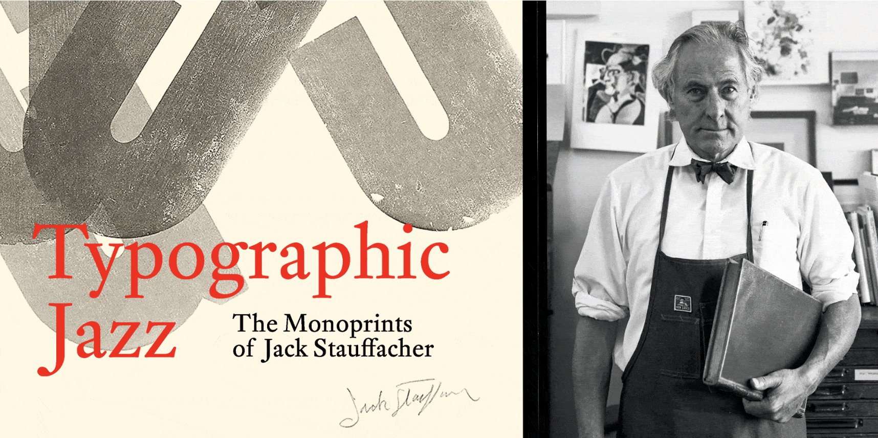 “Typographic Jazz: The Monoprints of Jack Stauffacher” Runs January 27 – May 26, 2024